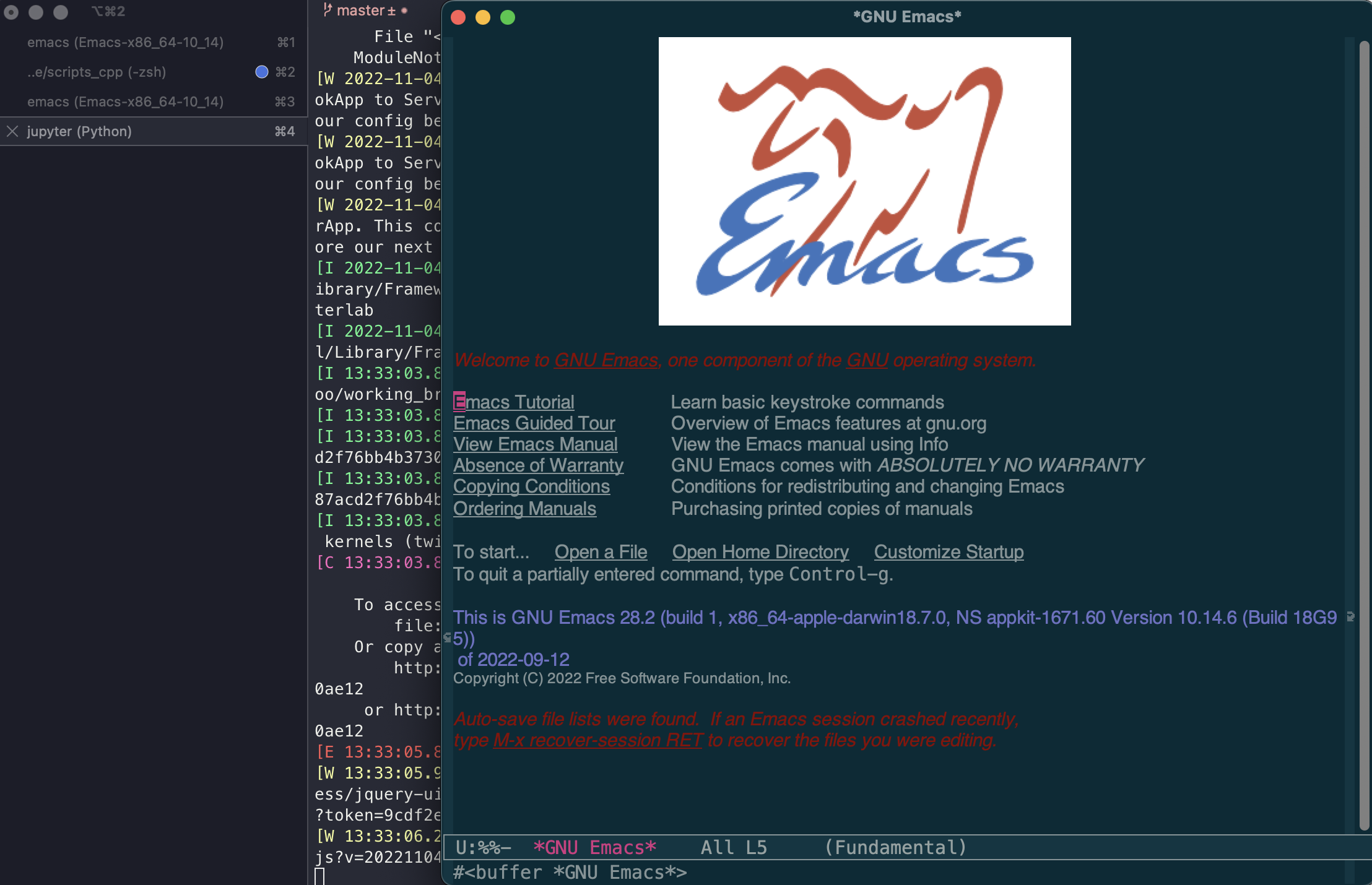 Mac OSX (Big Sur)에서 iTerm2 + Emacs 환경설정